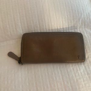 Beautiful vintage grey wallet